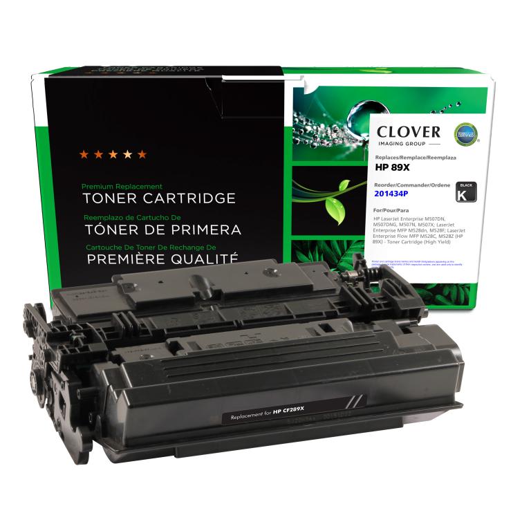 Clover+Imaging+Remanufactured+High+Yield+Toner+Cartridge+%28New+Chip%29+for+HP+89X+%28CF289X%29